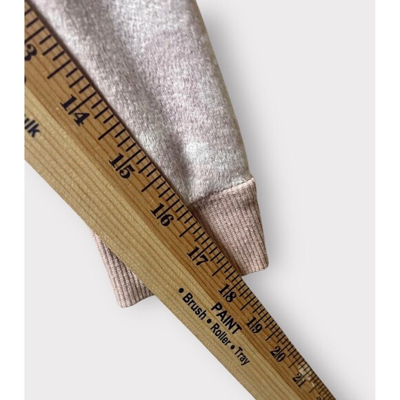 SIMPLY VERA WANG Pink Hooded Extra Soft Velour Lounge Sleep Pullover Top Small - Picture 11 of 11